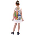 Brain Cerebrum Biology Abstract Kids  Cross Back Dress View2