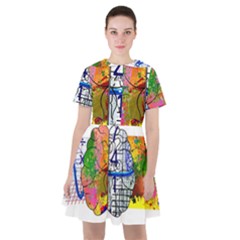 Brain Cerebrum Biology Abstract Sailor Dress by pakminggu