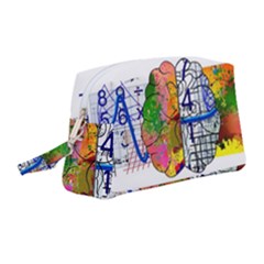 Brain Cerebrum Biology Abstract Wristlet Pouch Bag (medium) by pakminggu