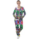 Brain Head Mind Man Silhouette Women s Tracksuit View1