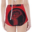 Artificial Intelligence Brain Think High-Waisted Bikini Bottoms View2