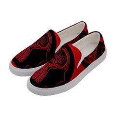 Artificial Intelligence Brain Think Women s Canvas Slip Ons by pakminggu