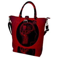 Artificial Intelligence Brain Think Buckle Top Tote Bag