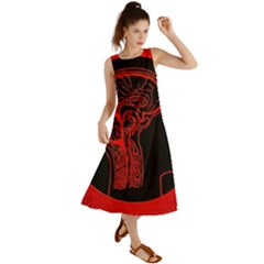 Artificial Intelligence Brain Think Summer Maxi Dress