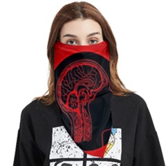 Artificial Intelligence Brain Think Face Covering Bandana (triangle) by pakminggu