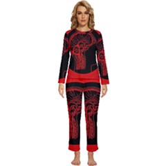 Artificial Intelligence Brain Think Womens  Long Sleeve Lightweight Pajamas Set by pakminggu