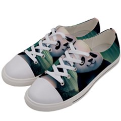 Animal Panda Forest Tree Natural Men s Low Top Canvas Sneakers