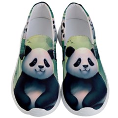 Animal Panda Forest Tree Natural Men s Lightweight Slip Ons