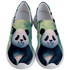 Animal Panda Forest Tree Natural Women s Lightweight Slip Ons