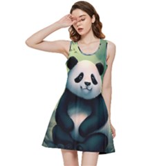 Animal Panda Forest Tree Natural Inside Out Racerback Dress