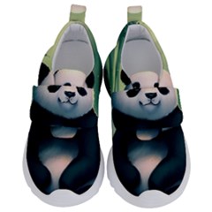 Animal Panda Forest Tree Natural Kids  Velcro No Lace Shoes