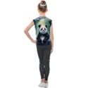 Animal Panda Forest Tree Natural Kids  Mesh Tank Top View2