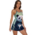 Animal Panda Forest Tree Natural 2-in-1 Flare Activity Dress View3