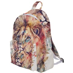 Lion Africa African Art The Plain Backpack by pakminggu