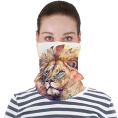 Lion Africa African Art Face Seamless Bandana (adult) by pakminggu