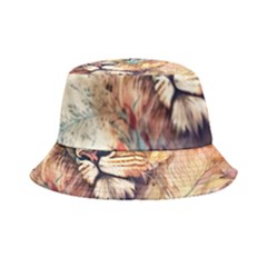 Lion Africa African Art Bucket Hat by pakminggu