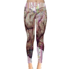 Brain Think Neurons Circuit Leggings  by pakminggu