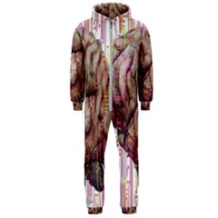 Brain Think Neurons Circuit Hooded Jumpsuit (men)