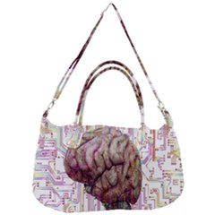 Brain Think Neurons Circuit Removable Strap Handbag by pakminggu