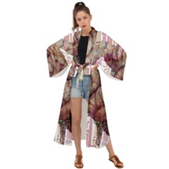 Brain Think Neurons Circuit Maxi Kimono by pakminggu