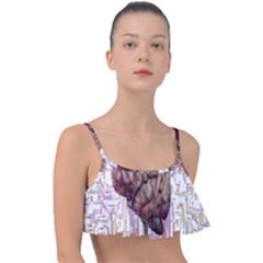 Brain Think Neurons Circuit Frill Bikini Top by pakminggu