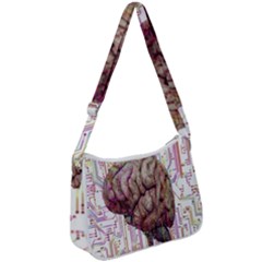 Brain Think Neurons Circuit Zip Up Shoulder Bag by pakminggu