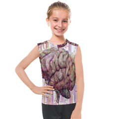 Brain Think Neurons Circuit Kids  Mesh Tank Top by pakminggu