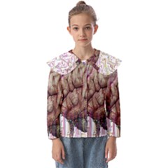 Brain Think Neurons Circuit Kids  Peter Pan Collar Blouse by pakminggu