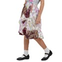 Brain Think Neurons Circuit Kids  Ruffle Flared Wrap Midi Skirt View2