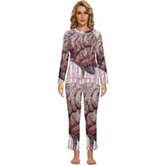 Brain Think Neurons Circuit Womens  Long Sleeve Lightweight Pajamas Set by pakminggu