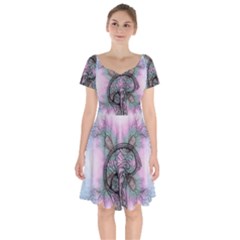 Tourette Syndrome Epilepsy Brain Short Sleeve Bardot Dress by pakminggu