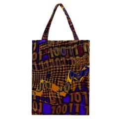 Binary Code Transformation Classic Tote Bag by pakminggu