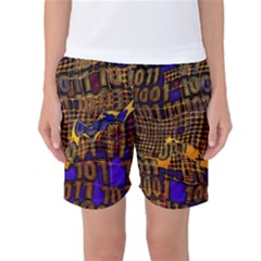 Binary Code Transformation Women s Basketball Shorts