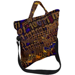 Binary Code Transformation Fold Over Handle Tote Bag by pakminggu