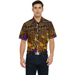 Binary Code Transformation Men s Short Sleeve Pocket Shirt  by pakminggu