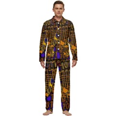 Binary Code Transformation Men s Long Sleeve Velvet Pocket Pajamas Set by pakminggu