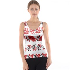 Ukraine Scheme Pattern Kit Ornament Plants Tank Top by pakminggu