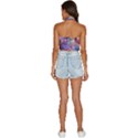 Painted flames Backless Halter Cami Shirt View4