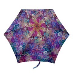 Painted Flames Mini Folding Umbrellas by kaleidomarblingart