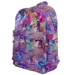 Painted Flames Classic Backpack by kaleidomarblingart