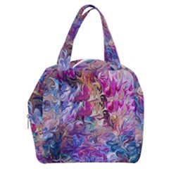 Painted Flames Boxy Hand Bag by kaleidomarblingart