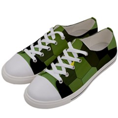 Mosaic Structure Background Tile Women s Low Top Canvas Sneakers by danenraven