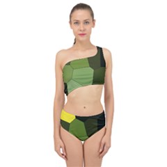 Mosaic Structure Background Tile Spliced Up Two Piece Swimsuit by danenraven