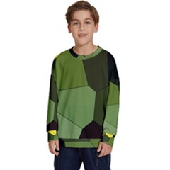 Mosaic Structure Background Tile Kids  Long Sleeve Jersey by danenraven