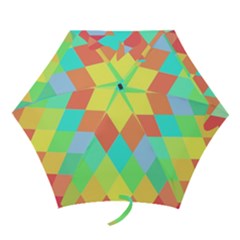 Low Poly Triangles Mini Folding Umbrellas by danenraven