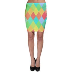 Low Poly Triangles Bodycon Skirt by danenraven