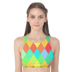 Low Poly Triangles Tank Bikini Top by danenraven