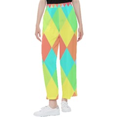 Low Poly Triangles Women s Pants  by danenraven