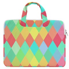 Low Poly Triangles Macbook Pro 16  Double Pocket Laptop Bag 