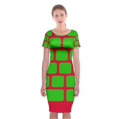 Keyboard Keys Computer Input Pc Classic Short Sleeve Midi Dress by danenraven